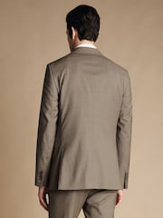 Charles Tyrwhitt Brown Slim Fit Italian Jacket - Image 2 of 5