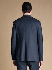 Charles Tyrwhitt Blue Slim Fit Italian Jacket - Image 2 of 4