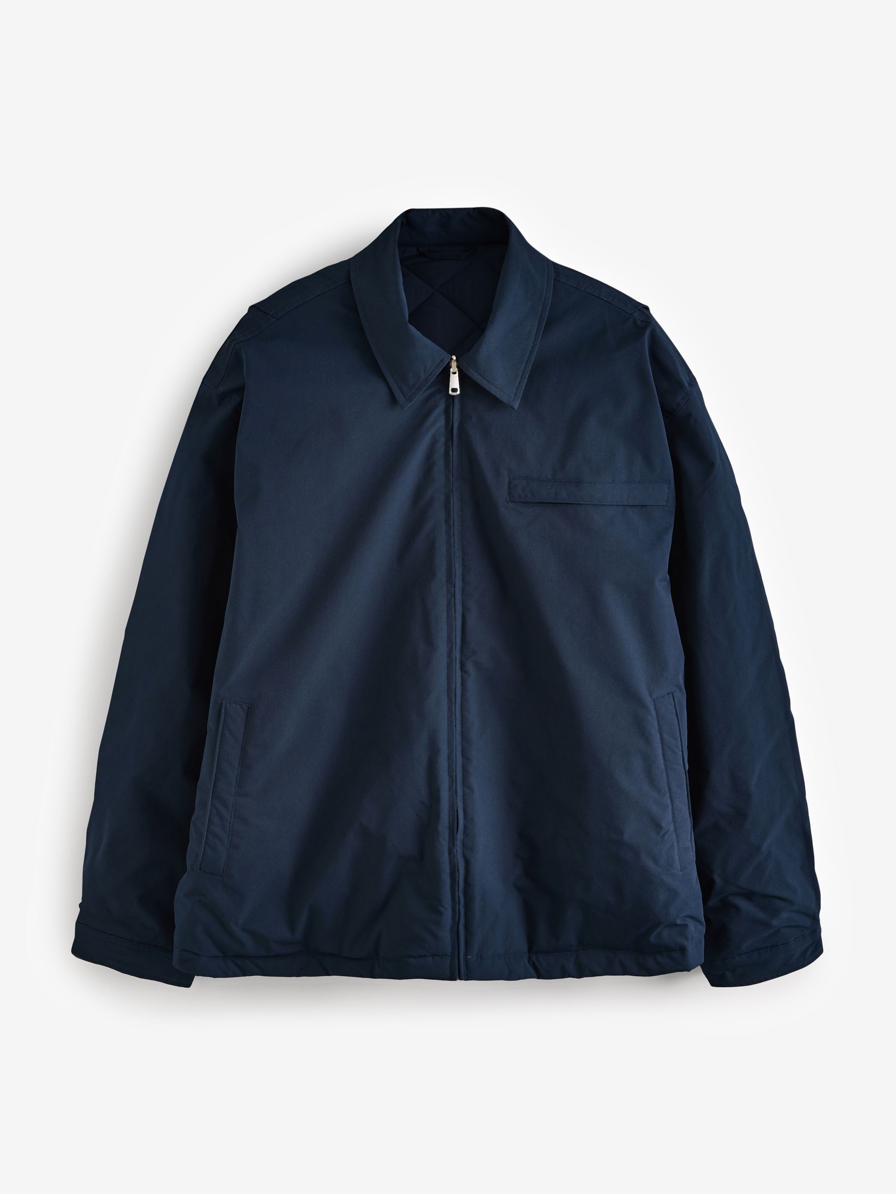 Buy Navy Blue Reversible Diamond Quilted Jacket from Next Sweden