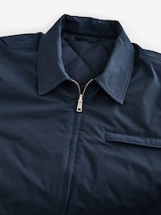 Navy Blue Reversible Diamond Quilted Jacket - Image 14 of 16