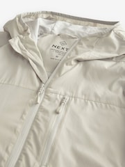 White Shower Resistant Lightweight Hooded Anorak Jacket - Image 12 of 16