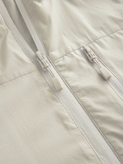 White Shower Resistant Lightweight Hooded Anorak Jacket - Image 13 of 16