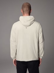 White Shower Resistant Lightweight Hooded Anorak Jacket - Image 3 of 16