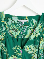 Oliver Bonas Mini Paisley Floral Tiered Dress - Bild 3 von 6