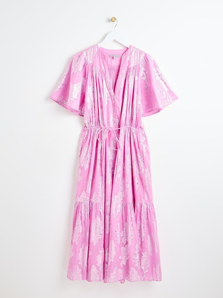 Oliver Bonas Leaf Midi Dress - Bild 1 von 6 Oliver Bonas Leaf Midi Dress - Bild 1 von 6