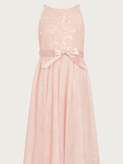 Monsoon Pink Lacey Sequin Truth Dress - Image 1 of 3