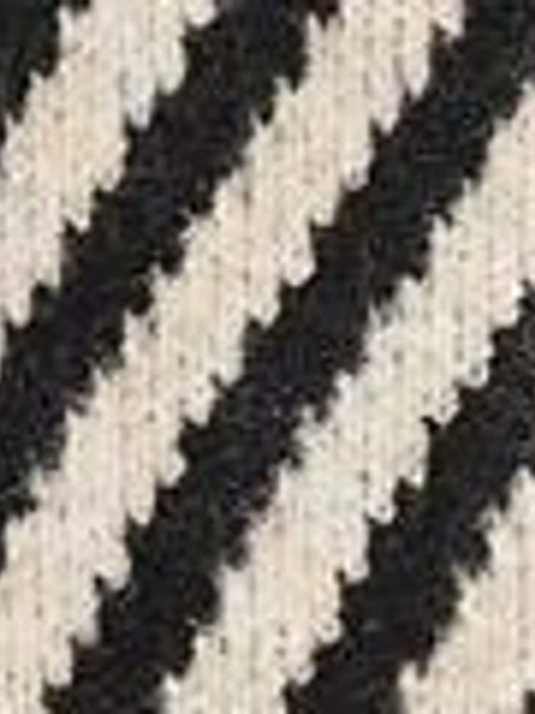Kaffe Vera Striped Pattern Knitted Pull-Over Jumper - Image 7 of 7