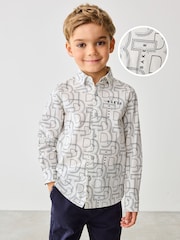 Baker by Ted Baker White Printed Shirt - Image 1 of 8