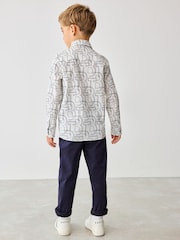 Baker by Ted Baker White Printed Shirt - Image 2 of 8