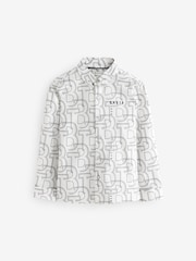 Baker by Ted Baker White Printed Shirt - Image 5 of 8