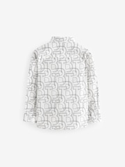Baker by Ted Baker White Printed Shirt - Image 6 of 8