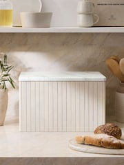 Grey/White Valencia Bread Bin - Image 1 of 4