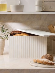 Grey/White Valencia Bread Bin - Image 2 of 4