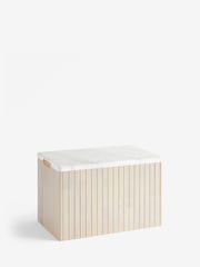 Grey/White Valencia Bread Bin - Image 4 of 4