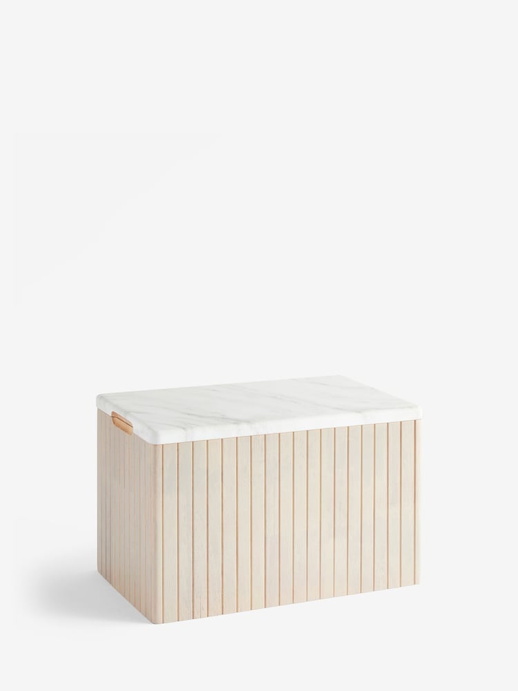 Grey/White Valencia Bread Bin - Image 4 of 4