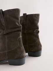 Mink Brown Suede Standard/Wide Fit Forever Comfort® Slouch Ankle Boots - Image 5 of 5