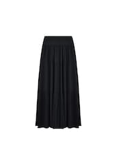 Live Unlimited Black Curve Crinkle Tiered Skirt - Image 6 of 6