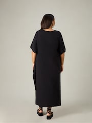 Live Unlimited Black Curve Maxi Kaftan - Image 4 of 6