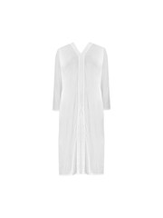 Live Unlimited White Curve Crinkle Split Front Longline Tunic - Image 4 of 4