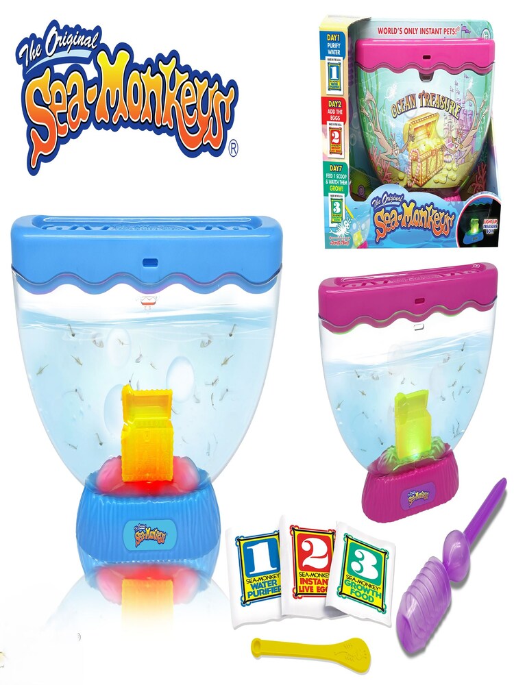 Bandai Sea monkeys Ocean Treasure Tank with Light - Image 2 of 6