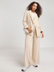 Simply Be Natural Linen Relaxed Suit Jackets - Image 3 of 4