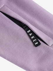 Baker by Ted Baker Purple Long Sleeve Polo Shirt - Image 11 of 11