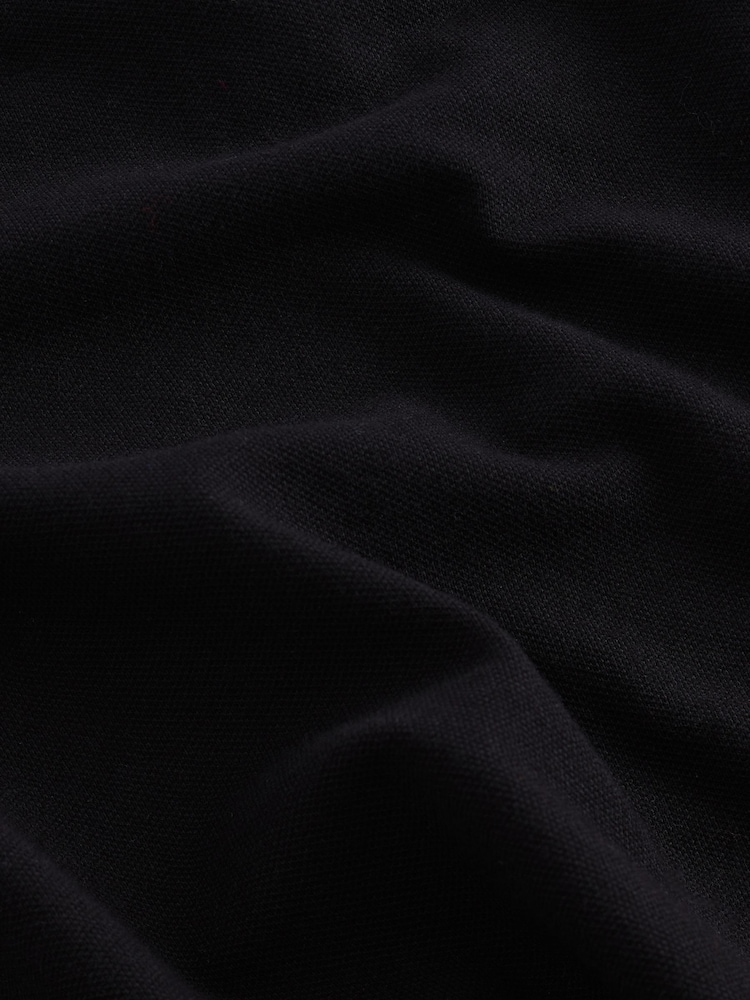 Baker by Ted Baker Long Sleeve Black Polo Shirt - Image 4 of 4