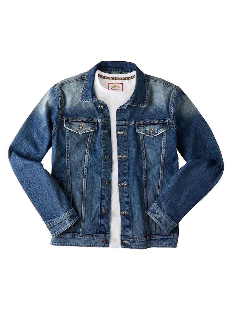 Joe Browns Blue 100% Cotton Distinctive Denim Jacket - Image 5 of 5 Joe Browns Blue 100% Cotton Distinctive Denim Jacket - Image 5 of 5