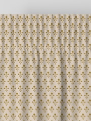 Emily Bond Gold Hawthorn Made to Measure 100% Cotton Curtains - Image 7 of 10