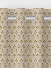 Emily Bond Gold Hawthorn Made to Measure 100% Cotton Curtains - Image 8 of 10