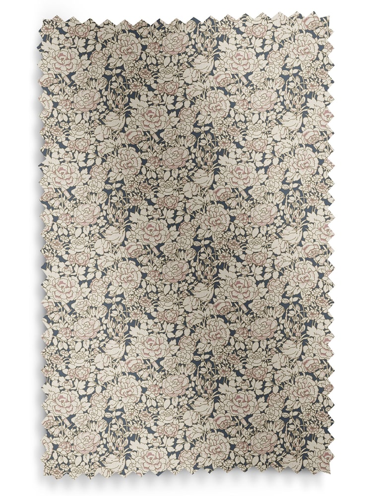 Emily Bond Blossom Pink Somerset Rose Made to Measure 100% Cotton Curtains - Image 10 of 10