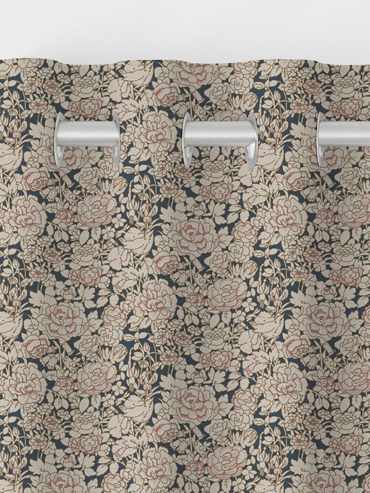 Emily Bond Blossom Pink Somerset Rose Made to Measure 100% Cotton Curtains - Image 8 of 10