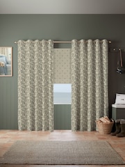 Emily Bond Green Crocus Made to Measure 100% Cotton Curtains - Image 5 of 10