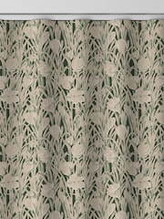 Emily Bond Green Crocus Made to Measure 100% Cotton Curtains - Image 9 of 10