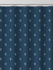 Emily Bond Indigo Blue 100% Cotton Wild Thyme Made to Measure Curtains - Image 9 of 10