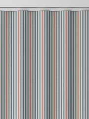 Emily Bond Blue Cornish Stripe Made to Measure 100% Cotton Curtains - Image 9 of 10