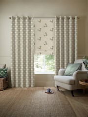 Emily Bond Natural Peggy Made to Measure 100% Cotton Curtains - Image 5 of 10