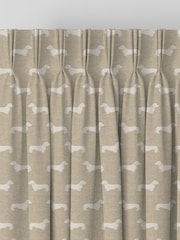 Emily Bond Natural Peggy Made to Measure 100% Cotton Curtains - Image 6 of 10