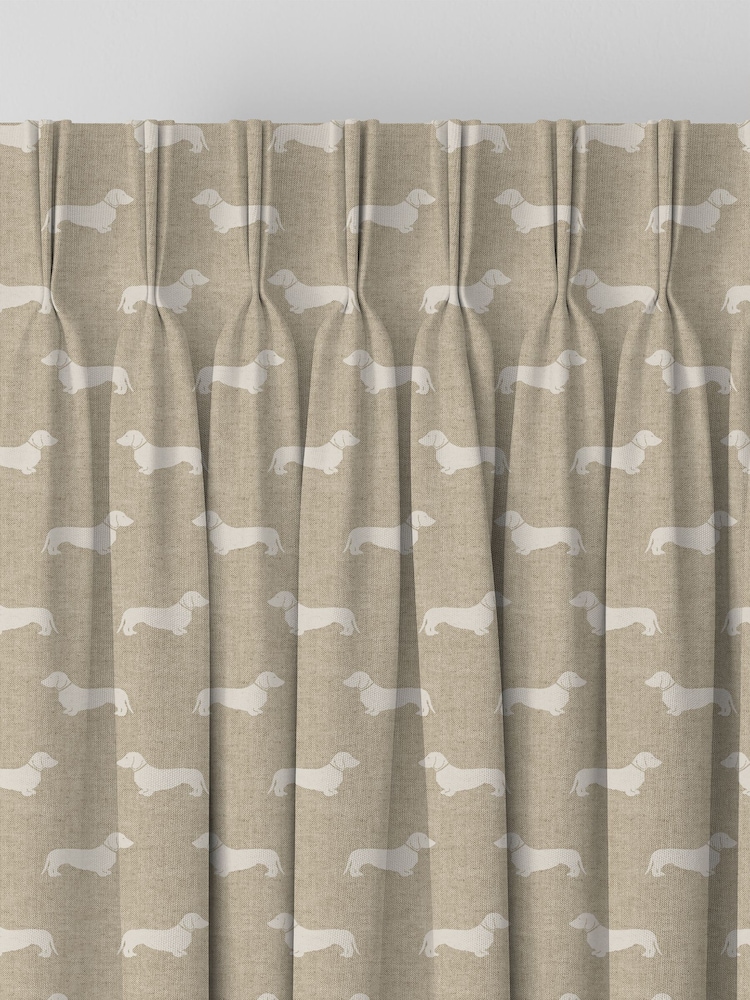Emily Bond Natural Peggy Made to Measure 100% Cotton Curtains - Image 6 of 10