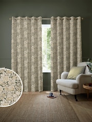Emily Bond Primrose Yellow Somerset Rose Made to Measure Curtains - Image 1 of 10