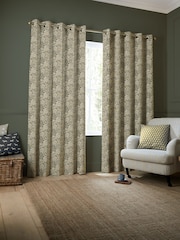 Emily Bond Primrose Yellow Somerset Rose Made to Measure Curtains - Image 2 of 10