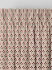 Emily Bond Swiss Red Hawthorn Made to Measure 100% Cotton Curtains - Image 6 of 10