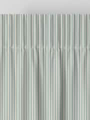Emily Bond Duck Egg Blue Cornish Stripe Made to Measure 100% Cotton Curtains - Image 7 of 10