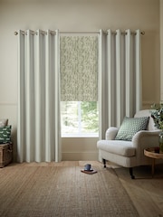 Emily Bond Fern Green Cornish Stripe Made to Measure 100% Cotton Curtains - Image 5 of 10