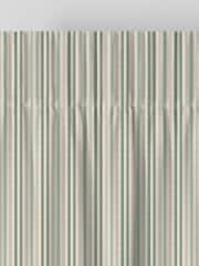 Emily Bond Fern Green Cornish Stripe Made to Measure 100% Cotton Curtains - Image 7 of 10