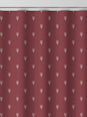 Emily Bond Burgundy Red Wild Thyme Made to Measure 100% Cotton Curtains - Image 9 of 10