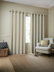 Emily Bond Gold Natural Cornish Stripe Made to Measure Curtains - Image 2 of 10