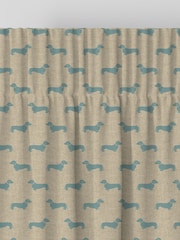 Emily Bond Duck Egg Blue Peggy Made to Measure 100% Cotton Curtains - Image 7 of 10