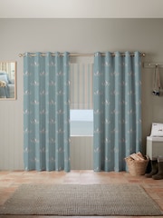Emily Bond Duck Egg Blue Regatta Made to Measure 100% Cotton Curtains - Image 5 of 10
