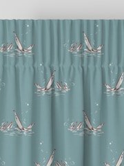Emily Bond Duck Egg Blue Regatta Made to Measure 100% Cotton Curtains - Image 7 of 10